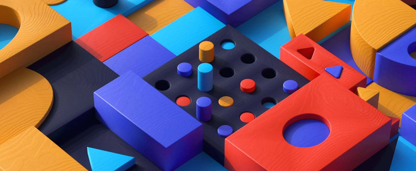 Image of colourful puzzle pieces fitted together